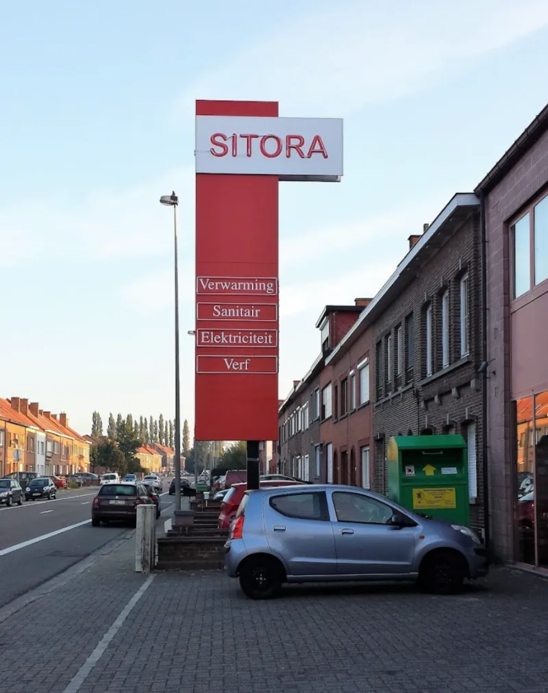 De Sitora-winkel aan de Diestsesteenweg in Tienen