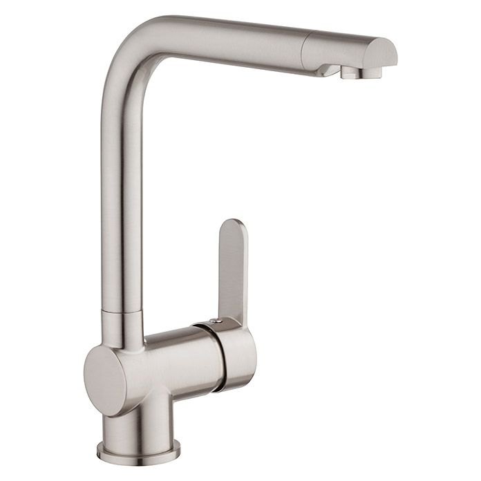 SCHÜTTE Rio Design keukenmengkraan met hoge, draaibare uitloop & zijdelingse greep - RVS-look