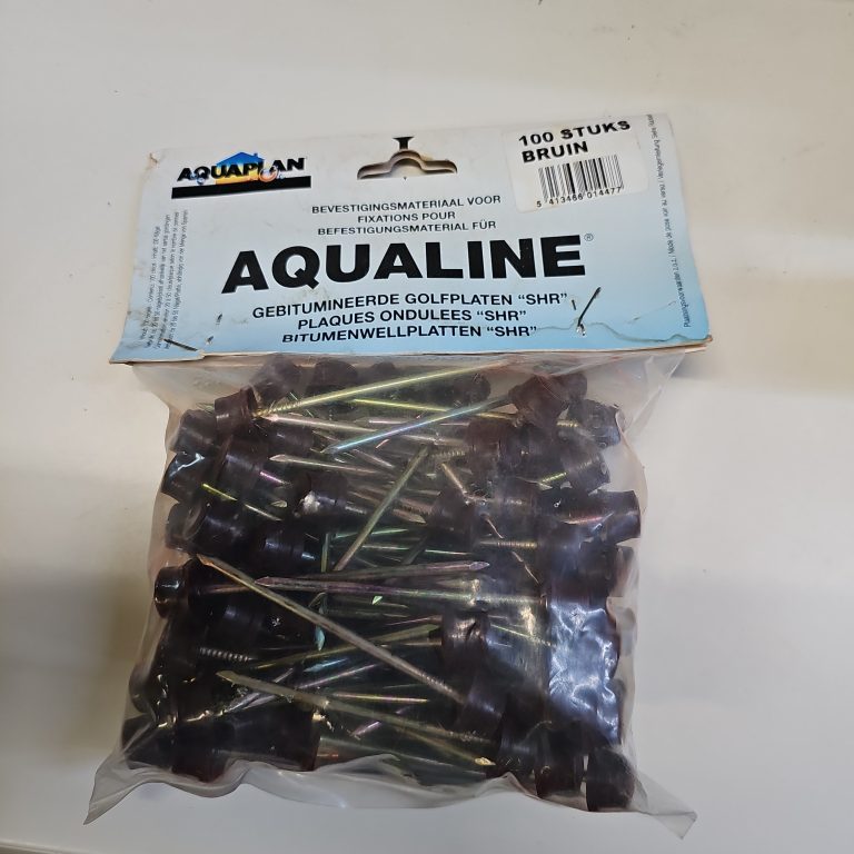 Aquaplan Golfplaatnagels 100 stuks bruin