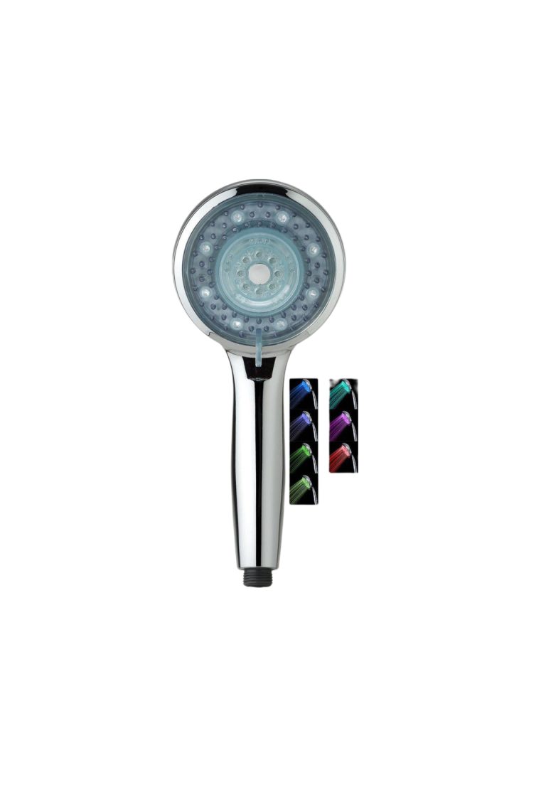 Schütte Galaxis LED-Handdouche - ø 11,3 cm 3 standen - 7 kleuren - Chroom