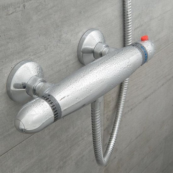 SCHÜTTE Supra Thermostatische Douchekraan - Chroom - 15 cm hartafstand