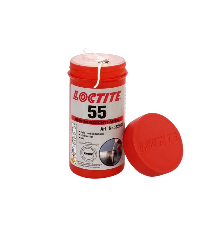 Loctite 55 gas/water afdichtingskoord 160 m