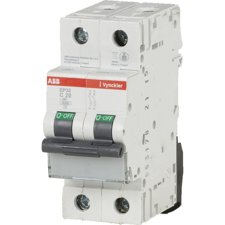 ABB Vynckier automatische zekering C16 2-polig 3 kA