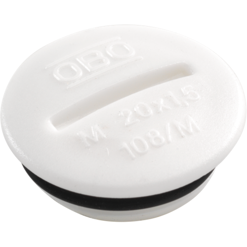 Niko spuitwaterdichte M20-blindstop, white
