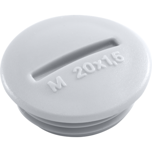 Niko spuitwaterdichte M20-blindstop, grey