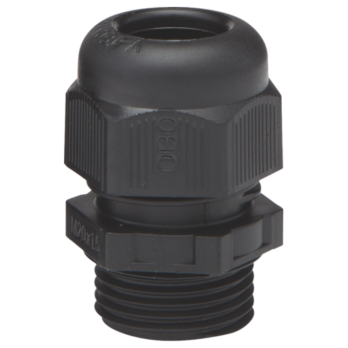 Niko spuitwaterdichte M20-wartel, black
