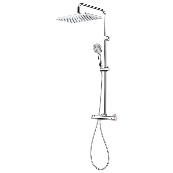 Thermostatische regendoucheset Roca Mitos-T Plus