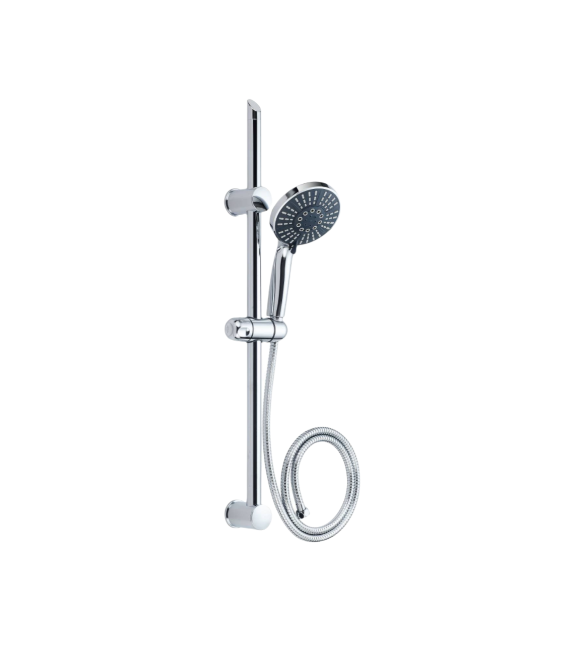 SCHÜTTE Adria Doucheset met Handdouche - ø 12,5 cm - 5 Standen - 70 cm Glijstang - 150 cm Slang - Chroom