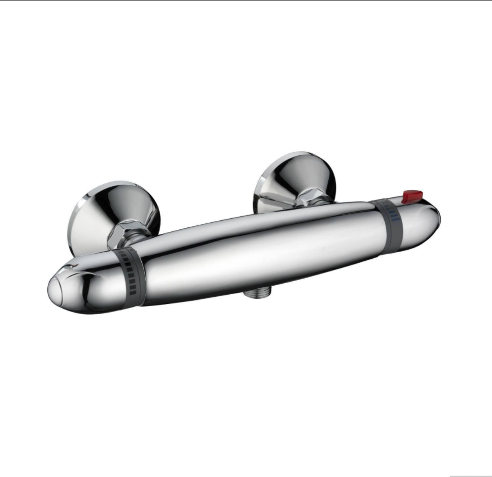 SCHÜTTE Supra Thermostatische Douchekraan - Chroom - 15 cm hartafstand
