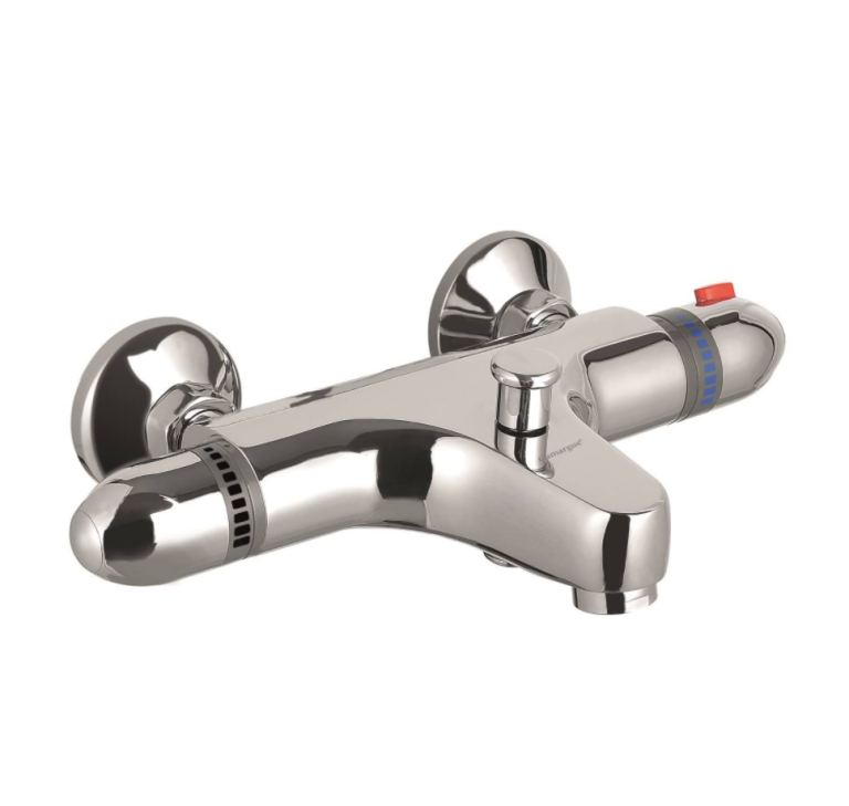 Schütte Supra Thermostatische Badkraan - Chroom - 15 cm hartafstand