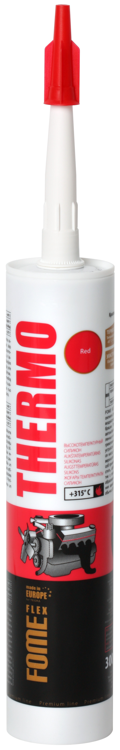 Fome Flex thermo siliconenkit 300ml +315°C