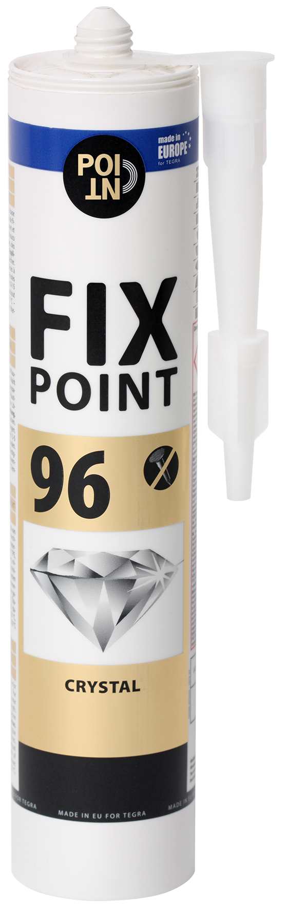 Fix Point 96 montagelijm 280ml crystal