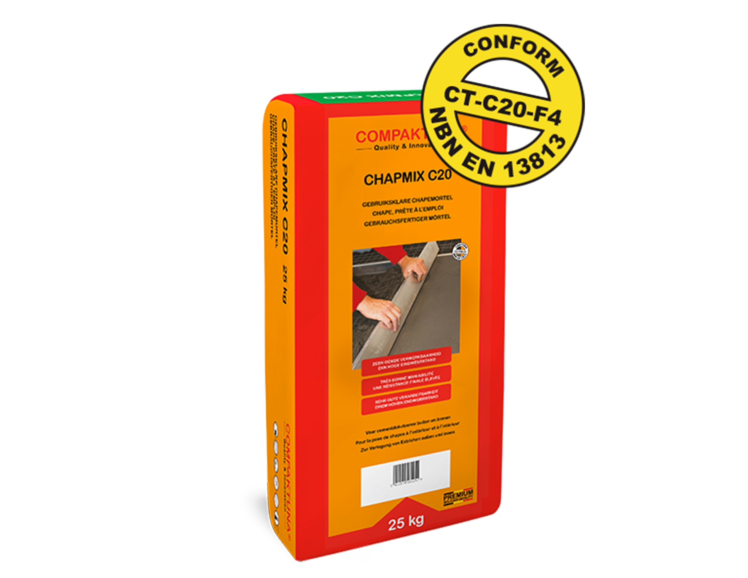 Compaktuna Chapmix C20 cementchape zak 20 kg