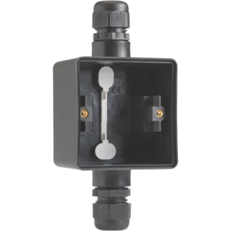 Niko Hydro opbouwbak 1-voudig met boven en onder 1x M20-ingang zwart (761-84161)