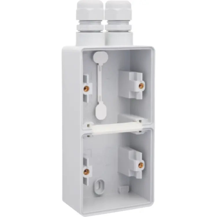 Niko Hydro opbouwbak 2-voudig verticaal met 2x M20-ingang grijs (700-84252)
