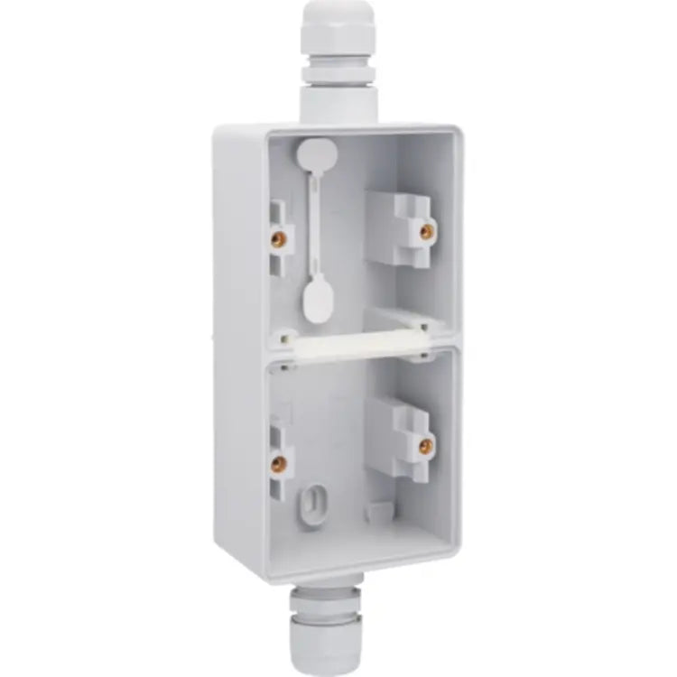 Niko Hydro opbouwbak 2-voudig verticaal met boven en onder 1x M20-ingang grijs (700-84261)