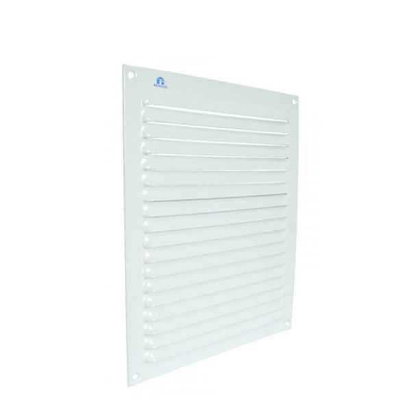 Renson opbouw schoepenrooster plat 436 150x150mm BEL9010 wit