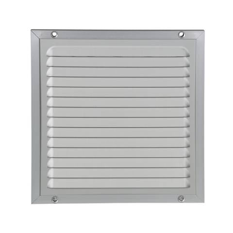 Renson schoepenrooster 437 wit 200x200mm + gaas inox